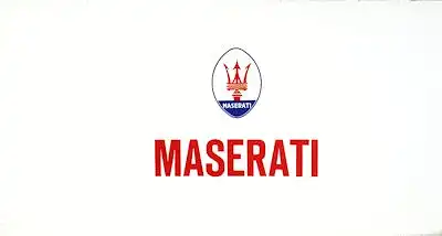 Maserati Programm ca. 1970