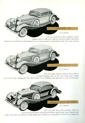 Mercedes-Benz Typ 540 K Prospekt 10.1936 e