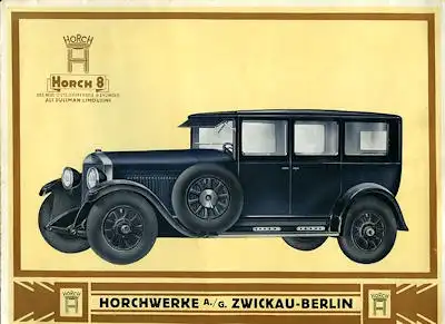 Horch 8 Prospekt 1927