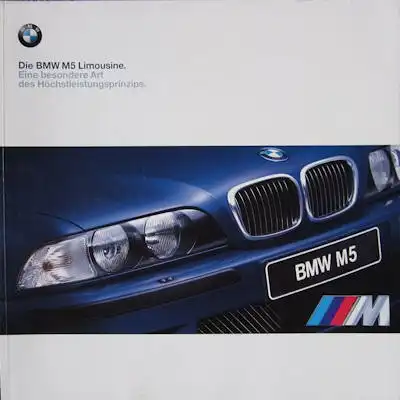 BMW M 5 Limousine Prospekt 1999