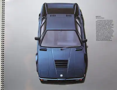 BMW M 1 Prospekt 2.1978