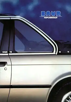 BMW Baur Cabriolet Prospekt 7.1983