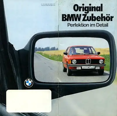 BMW Zubehör Prospekt 9.1981