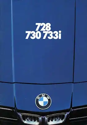 BMW 728 730 733i Prospekt 1978