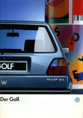 VW Golf 2 Prospekt 8.1987