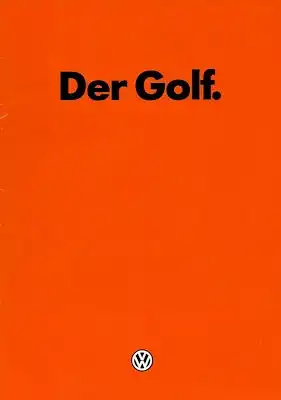 VW Golf 1 Prospekt 1.1982