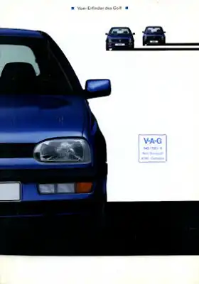 VW Golf III Prospekt 9.1991