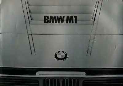 BMW M 1 Prospekt 2.1978