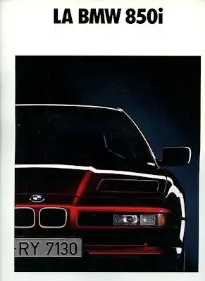 BMW 850i Prospekt 1990 it