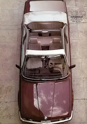 BMW Baur Cabriolet Prospekt 8.1983