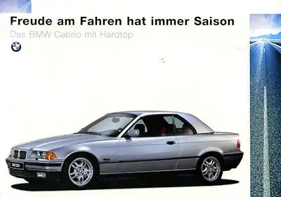 BMW 3er Cabrio mit Hardtop Prospekt 1996