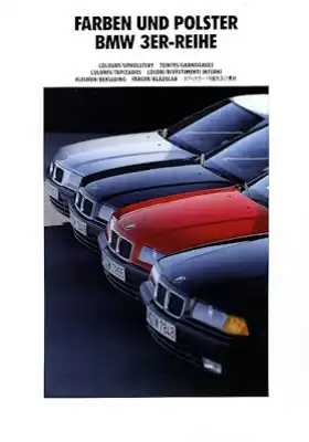 BMW 3er Farben Prospekt 1991