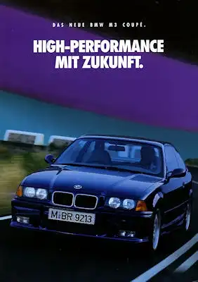 BMW M 3 Coupé Prospekt 1992