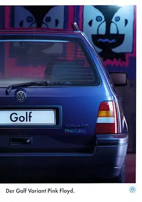 VW Golf III Variant Pink Floyd Prospekt 1995