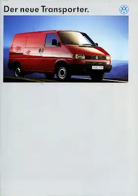 VW T 4 Transporter Prospekt 1991