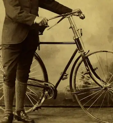 Foto Fahrrad ca. 1900