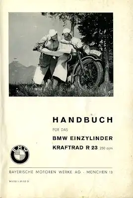 BMW R 23 Bedienungsanleitung 5.1938