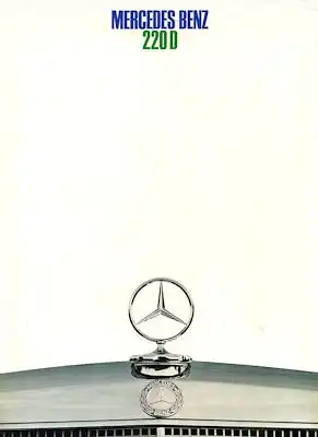 Mercedes-Benz 220 D Prospekt 12.1967