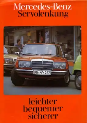 Mercedes-Benz Servolenkung Prospekt 6.1976
