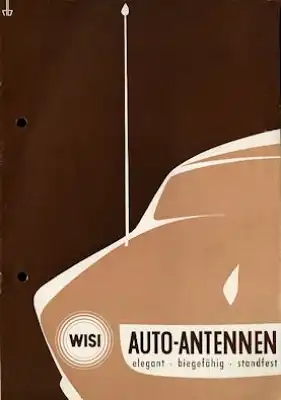 Autoantennen Wisi Prospekt 1955