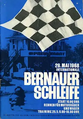 Programm 13. Bernauer Schleife 26.5.1968