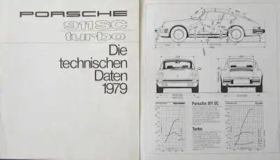 Porsche 911 SC Turbo Prospekt 1979