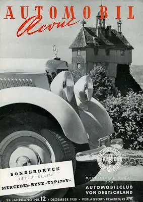 Mercedes-Benz 170 V Test 12.1950