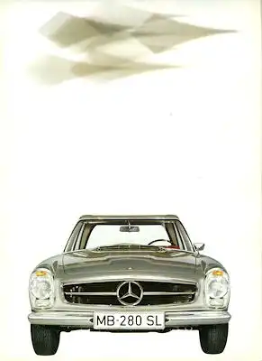 Mercedes-Benz 280 SL Prospekt 1968