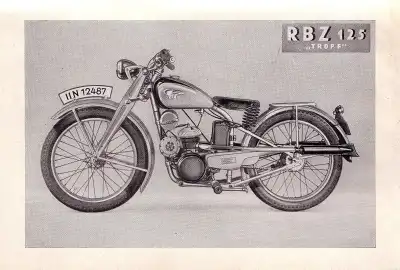 Ardie RBZ 125 Tropf Bedienungsanleitung 1937-1938