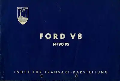 Ford V 8 Pkw Transart Prospekt ca. 1939