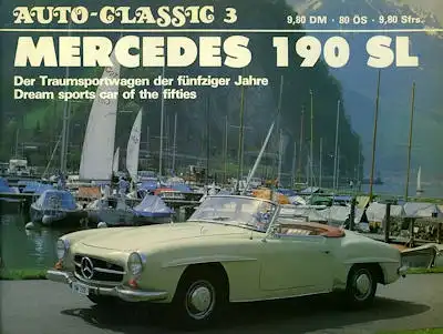 Mercedes-Benz 190 SL Broschüre 1980er Jahre