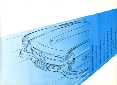 Mercedes-Benz 190 SL Prospekt 2.1959 Reprint