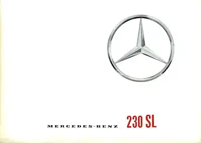 Mercedes-Benz 230 SL Prospekt 5.1963