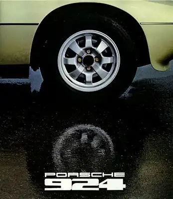 Porsche 924 Prospekt 1978