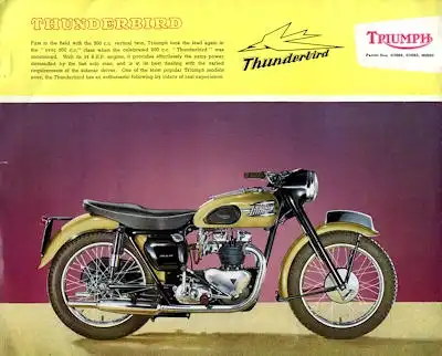 Triumph Programm 1956