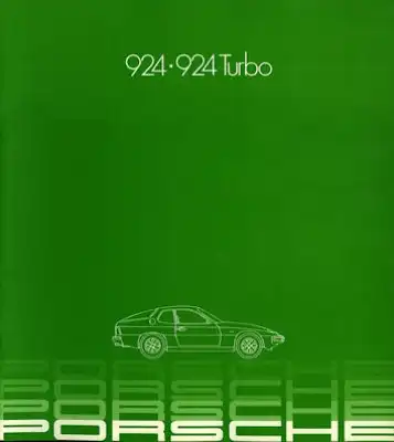 Porsche 924 924 Turbo Prospekt 1982