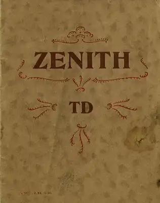 Zenith Vergaser Modell TD 1923/24