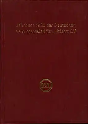 Jahrbuch 1930 der deutschen Versuchsanstalt für Luftfahrt e.V