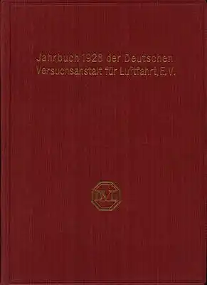 Jahrbuch 1928 der deutschen Versuchsanstalt für Luftfahrt e.V
