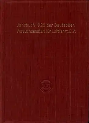 Jahrbuch 1926 der deutschen Versuchsanstalt für Luftfahrt e.V