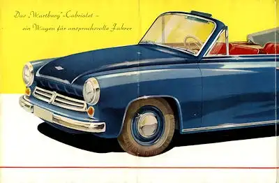 Wartburg 311 Cabriolet Prospekt 1956
