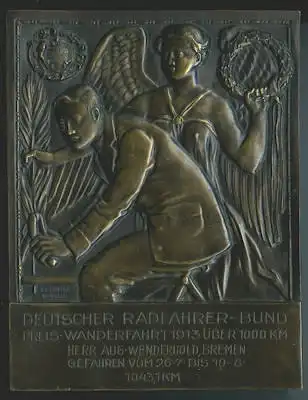 Plakette Deutscher Radfahrer-Bund 1913