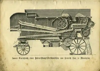 Lanz Dampf-Dresch-Maschinen Bedienungsanleitung 1900