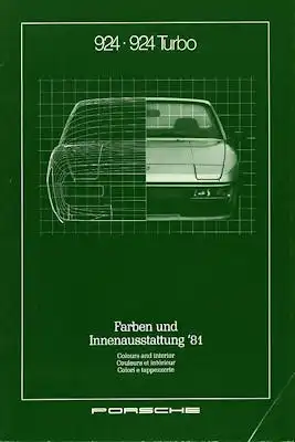 Porsche 924 924 Turbo Farben 1981