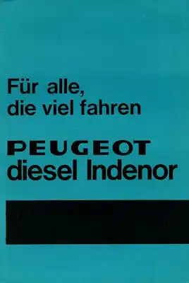 Peugeot Diesel-Programm 1968