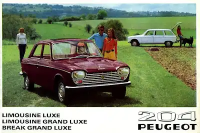 Peugeot 204 Prospekt 1969
