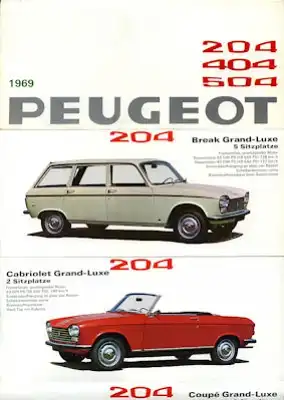 Peugeot Programm 1969