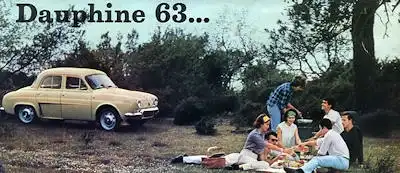 Renault Dauphine Prospekt 1963