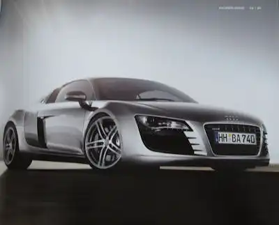 Audi R 8 Aluminium Prospekt 2007