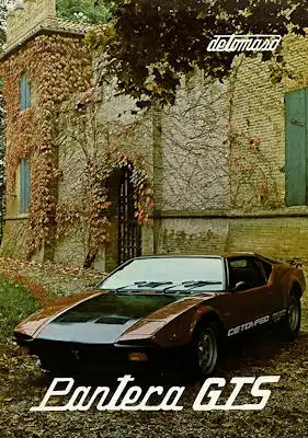 De Tomaso Pantera GTS / GTA / Gr.3 Prospekt ca. 1980